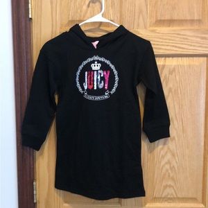 Juicy Couture sweatshirt dress girls xs (6/6x)